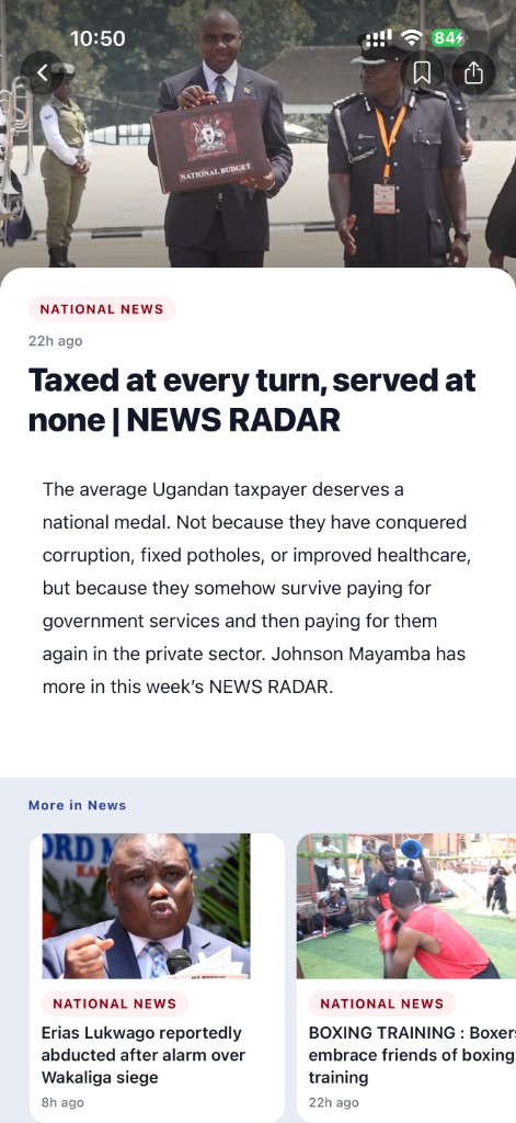 NTV GO article reading view